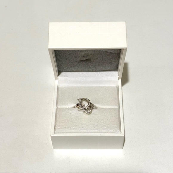 Dior Oblique Silver Plated Ring 7 - Picture 2 of 5